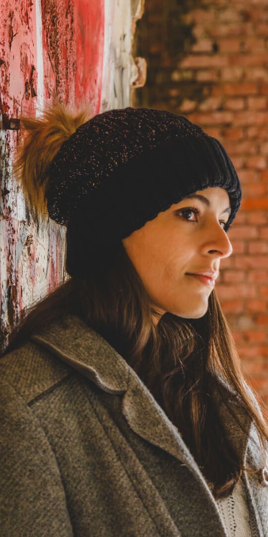 mosaique bonnet pompon