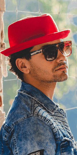 chapeau feutre mobile